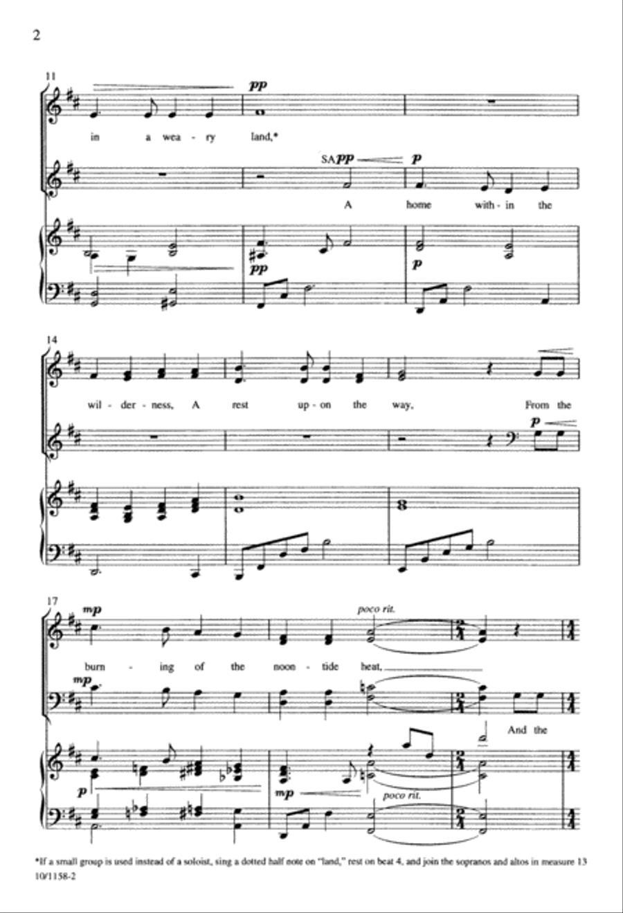 Beneath the Cross of Jesus Choir scores gallery preview page 3