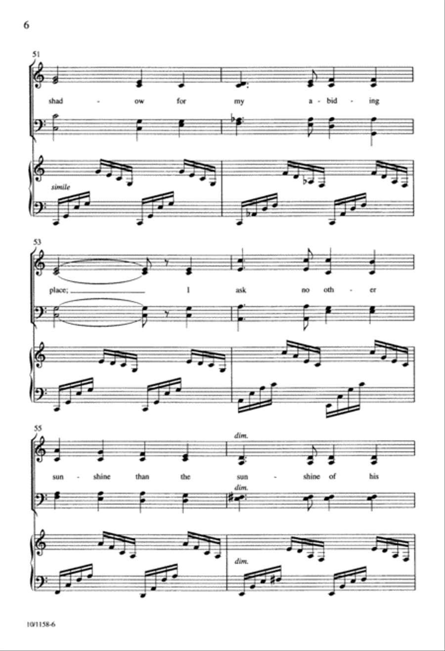 Beneath the Cross of Jesus Choir scores gallery preview page 7