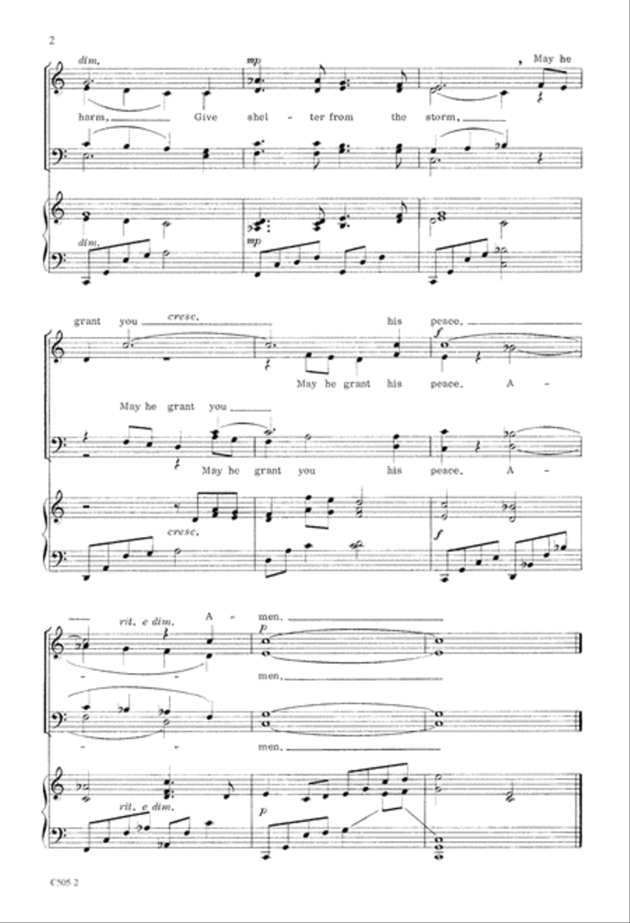 Benedictions Benedictions 4-Part scores gallery preview page 3