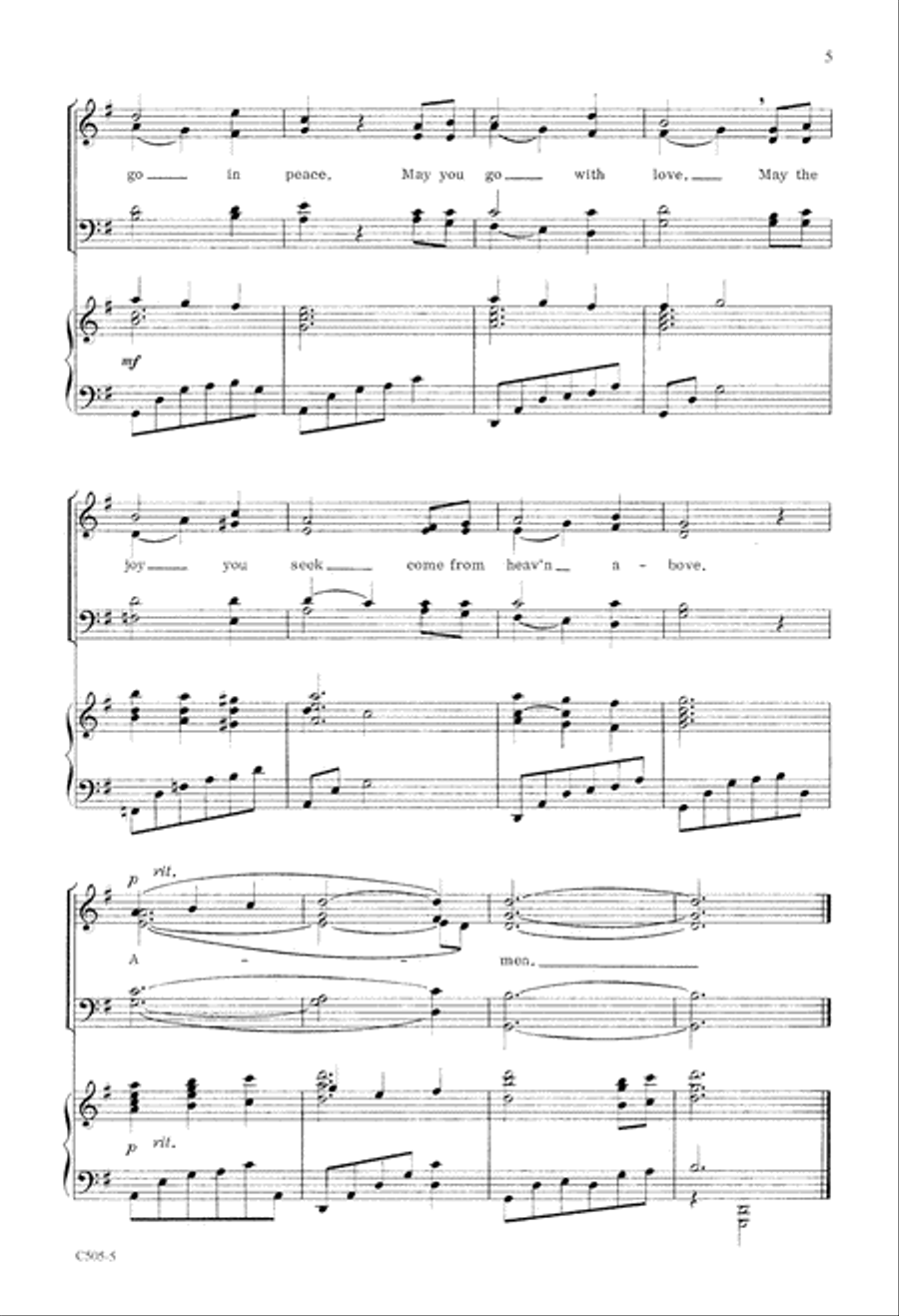 Benedictions Benedictions 4-Part scores gallery preview page 6