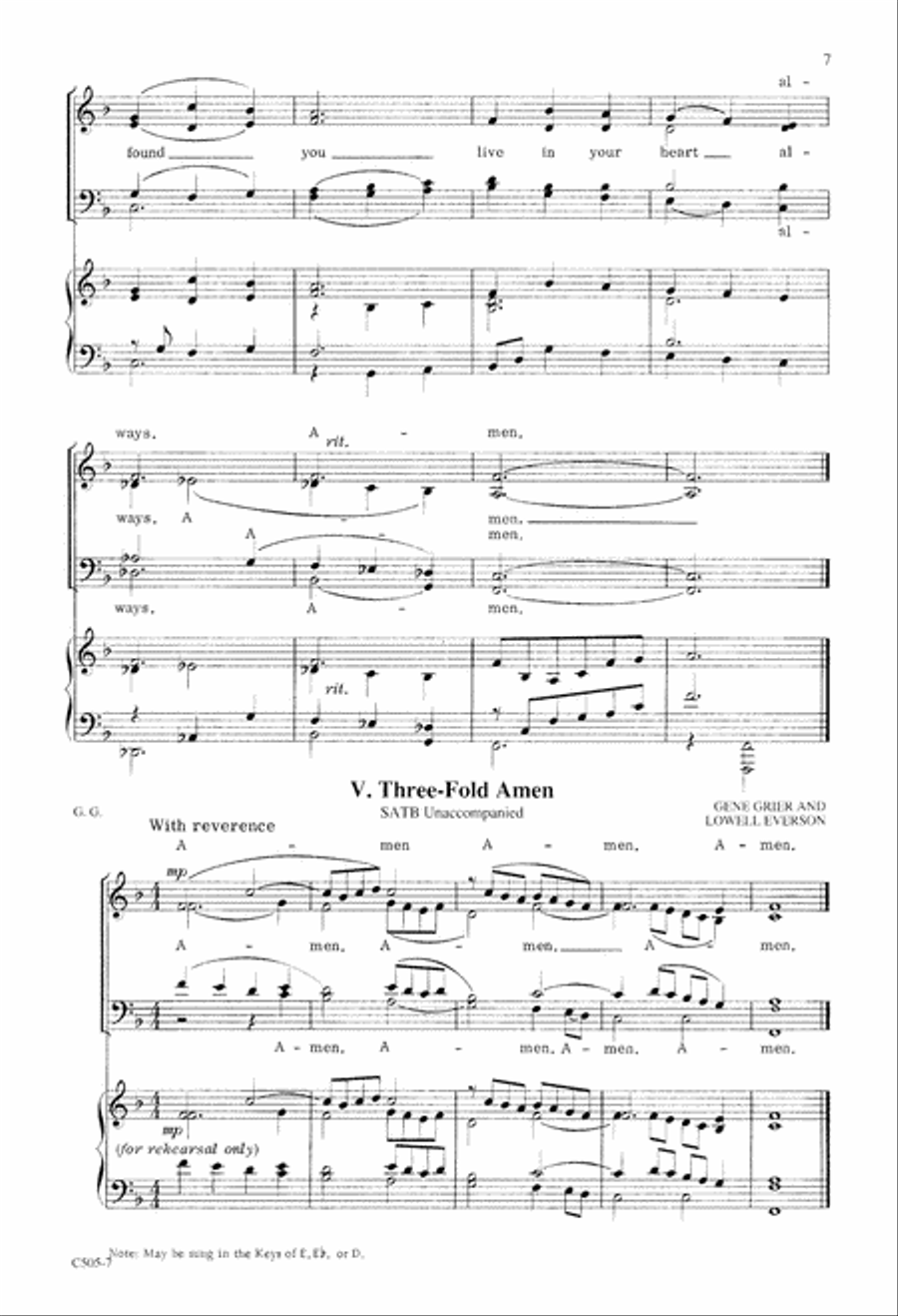 Benedictions Benedictions 4-Part scores gallery preview page 8