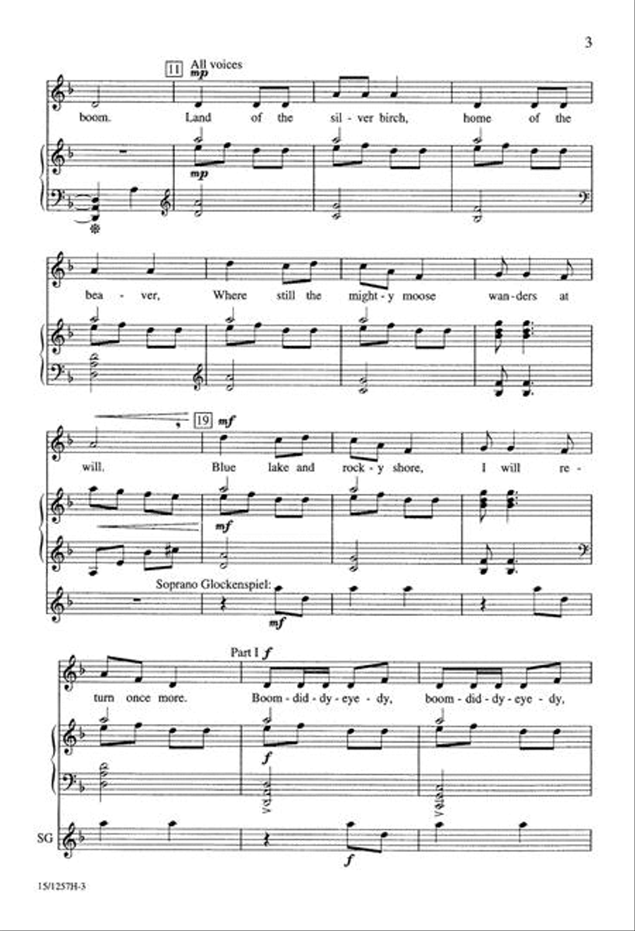 Blue Waters of the North Blue Waters of the North 2-Part scores gallery preview page 3