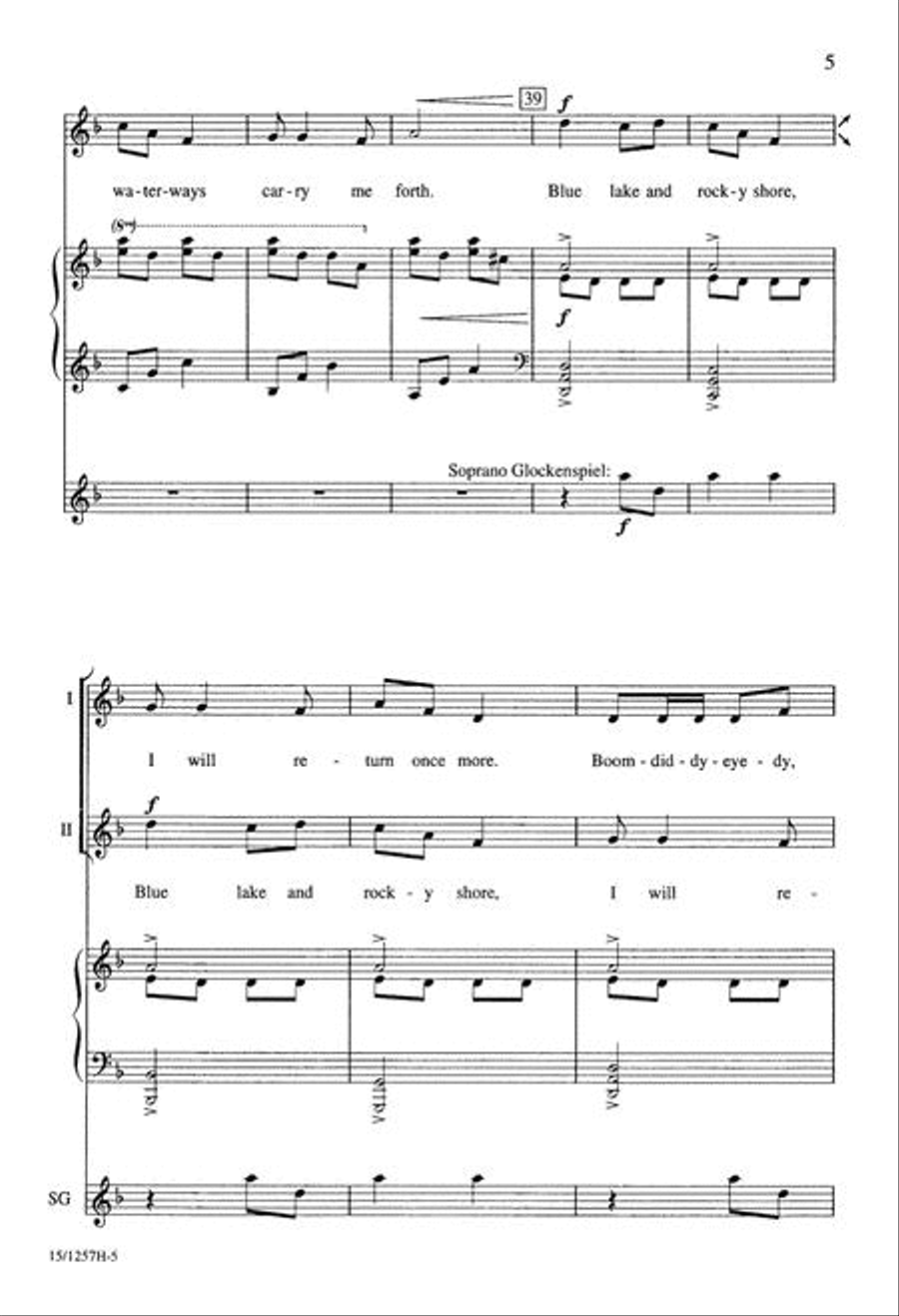 Blue Waters of the North Blue Waters of the North 2-Part scores gallery preview page 5