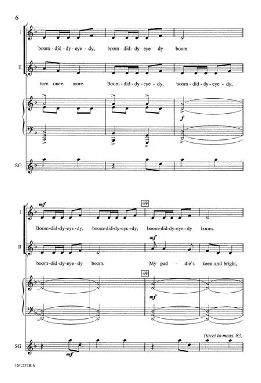 Blue Waters of the North Blue Waters of the North 2-Part scores gallery preview page 6