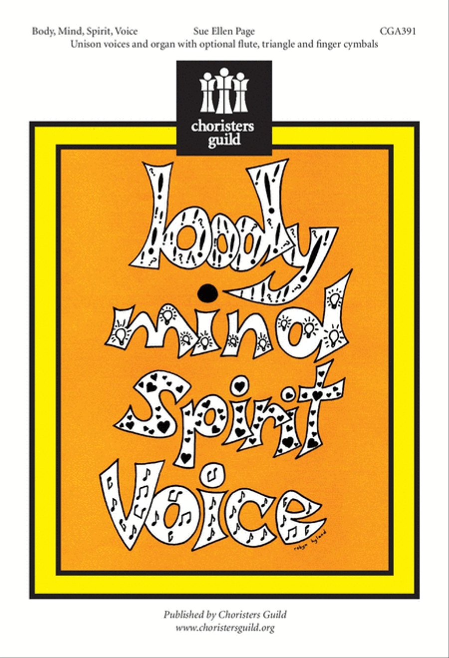 Body, Mind, Spirit, Voice Unison Choir scores gallery preview page 1