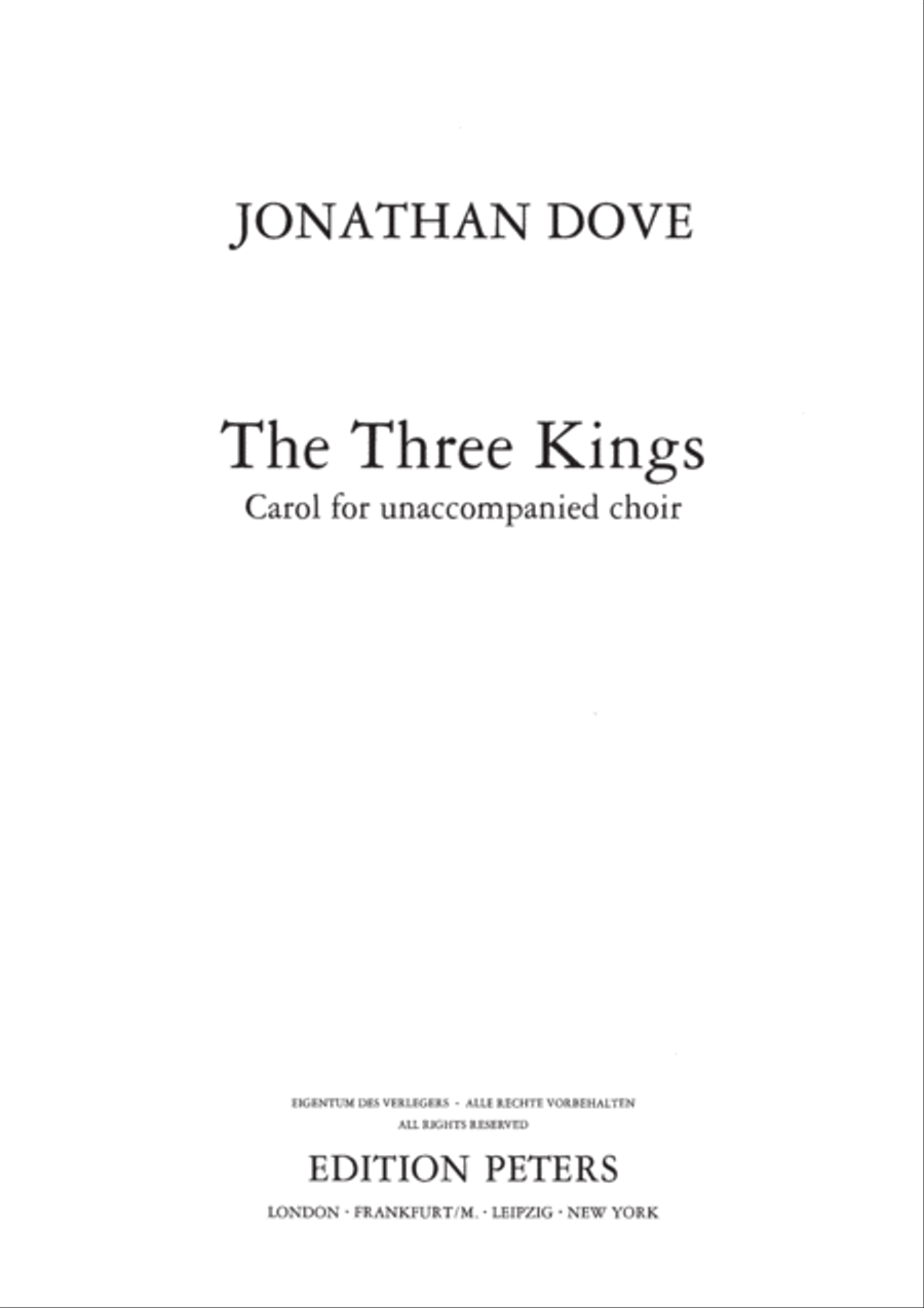 Three Kings Three Kings 4-Part scores gallery preview page 2