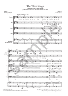 Three Kings 4-Part scores gallery preview page 3