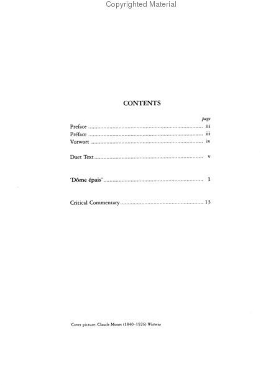 Dome Epais Dome Epais Mezzo-Soprano Voice scores gallery preview page 2
