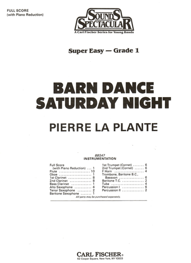 Barn Dance Saturday Night