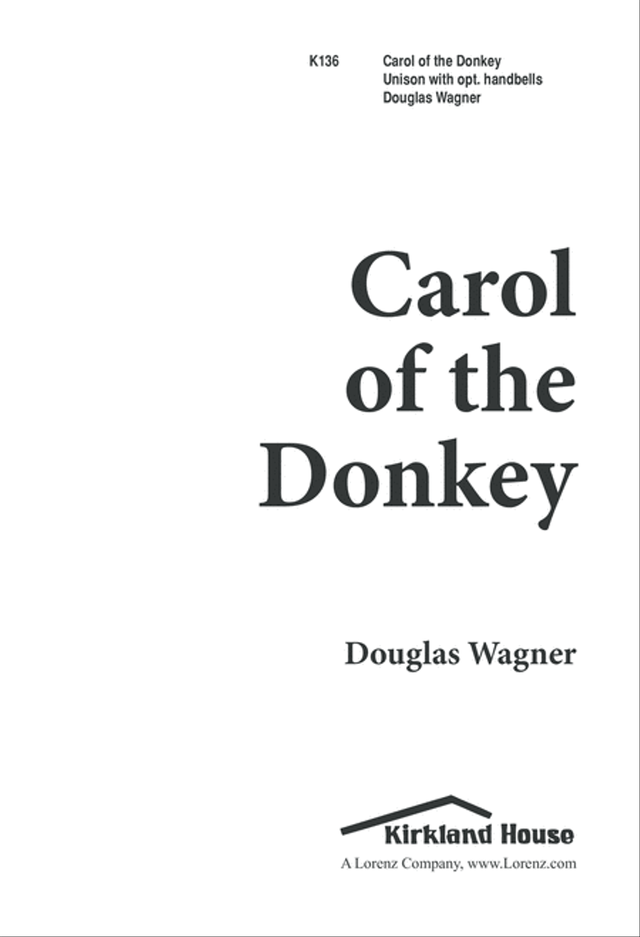 Carol of the Donkey Carol of the Donkey Unison Choir scores gallery preview page 2
