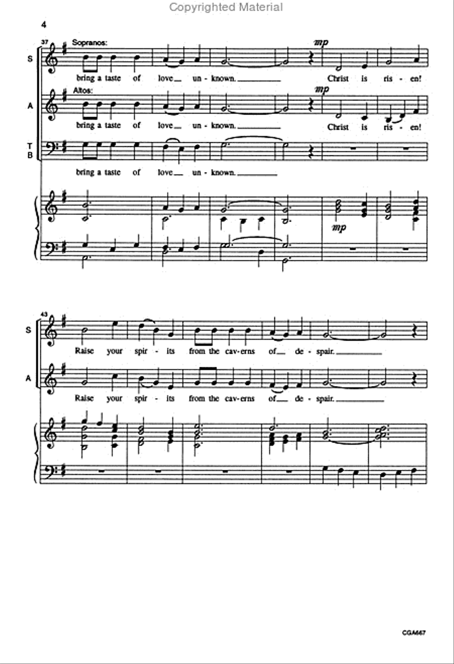 Celebrate the Risen Christ 3-Part scores gallery preview page 4