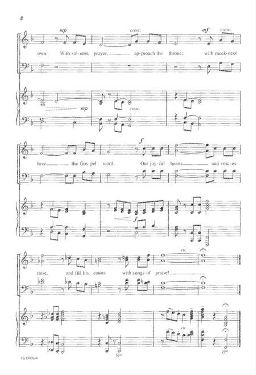 Choral Responses for Worship 4-Part scores gallery preview page 4
