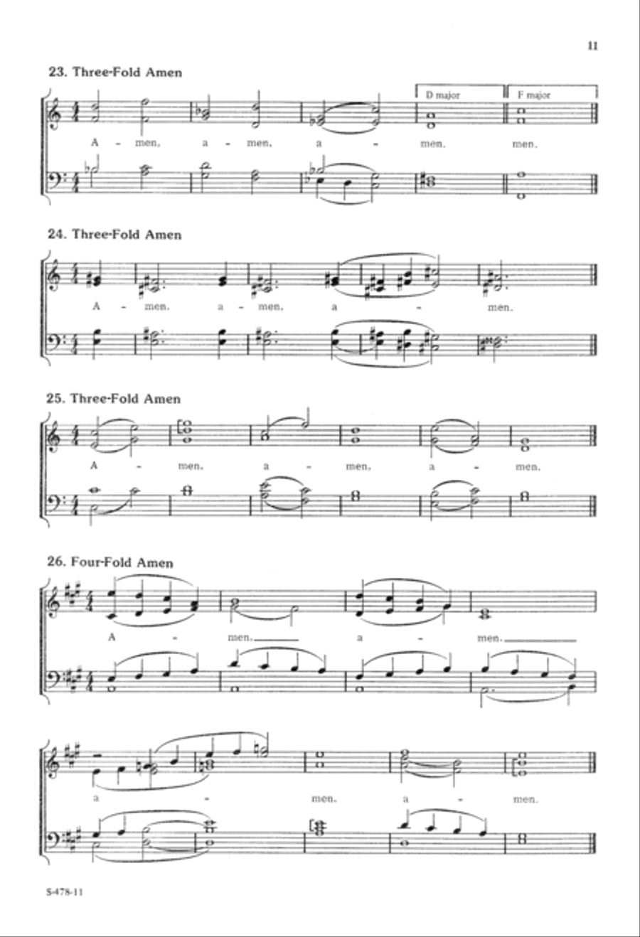 Choral Responses for Worship 4-Part scores gallery preview page 12