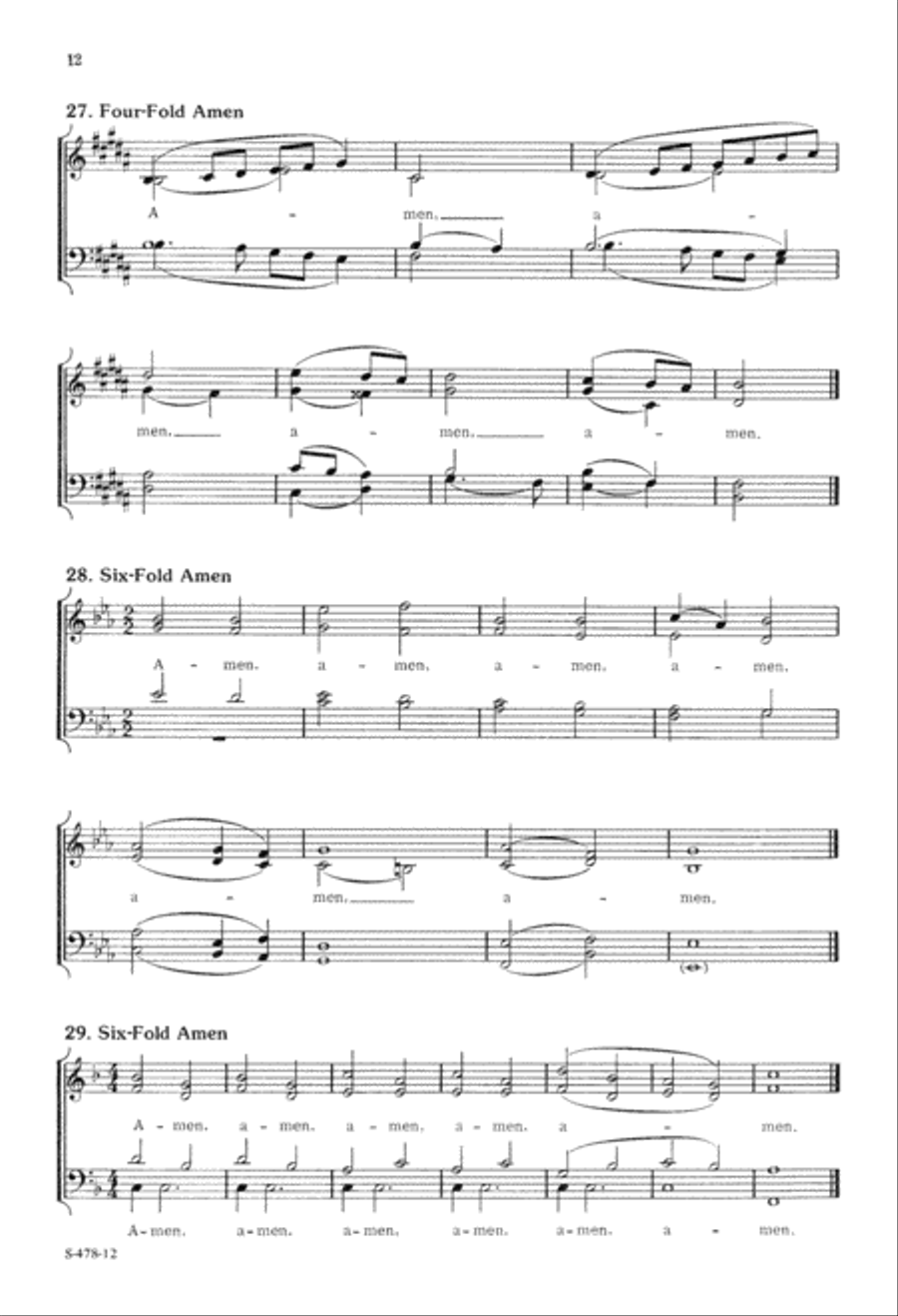 Choral Responses for Worship 4-Part scores gallery preview page 13