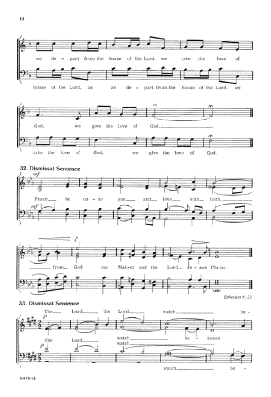 Choral Responses for Worship 4-Part scores gallery preview page 15