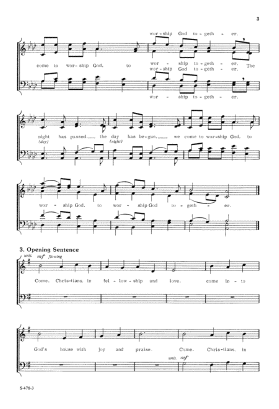 Choral Responses for Worship 4-Part scores gallery preview page 4