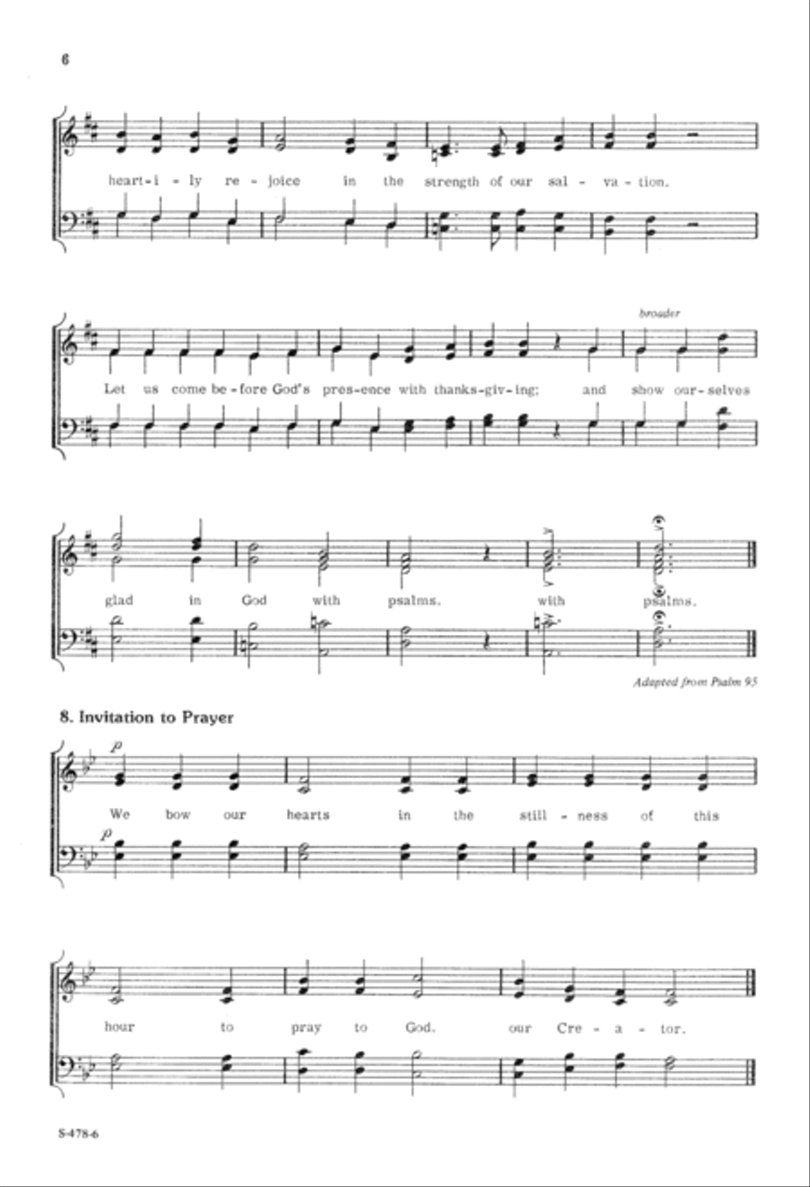 Choral Responses for Worship 4-Part scores gallery preview page 7