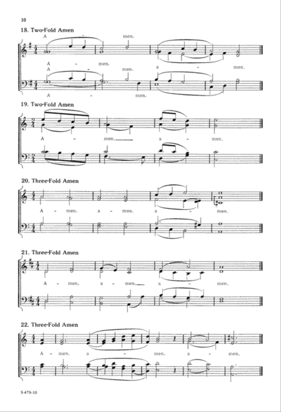 Choral Responses for Worship 4-Part scores gallery preview page 11