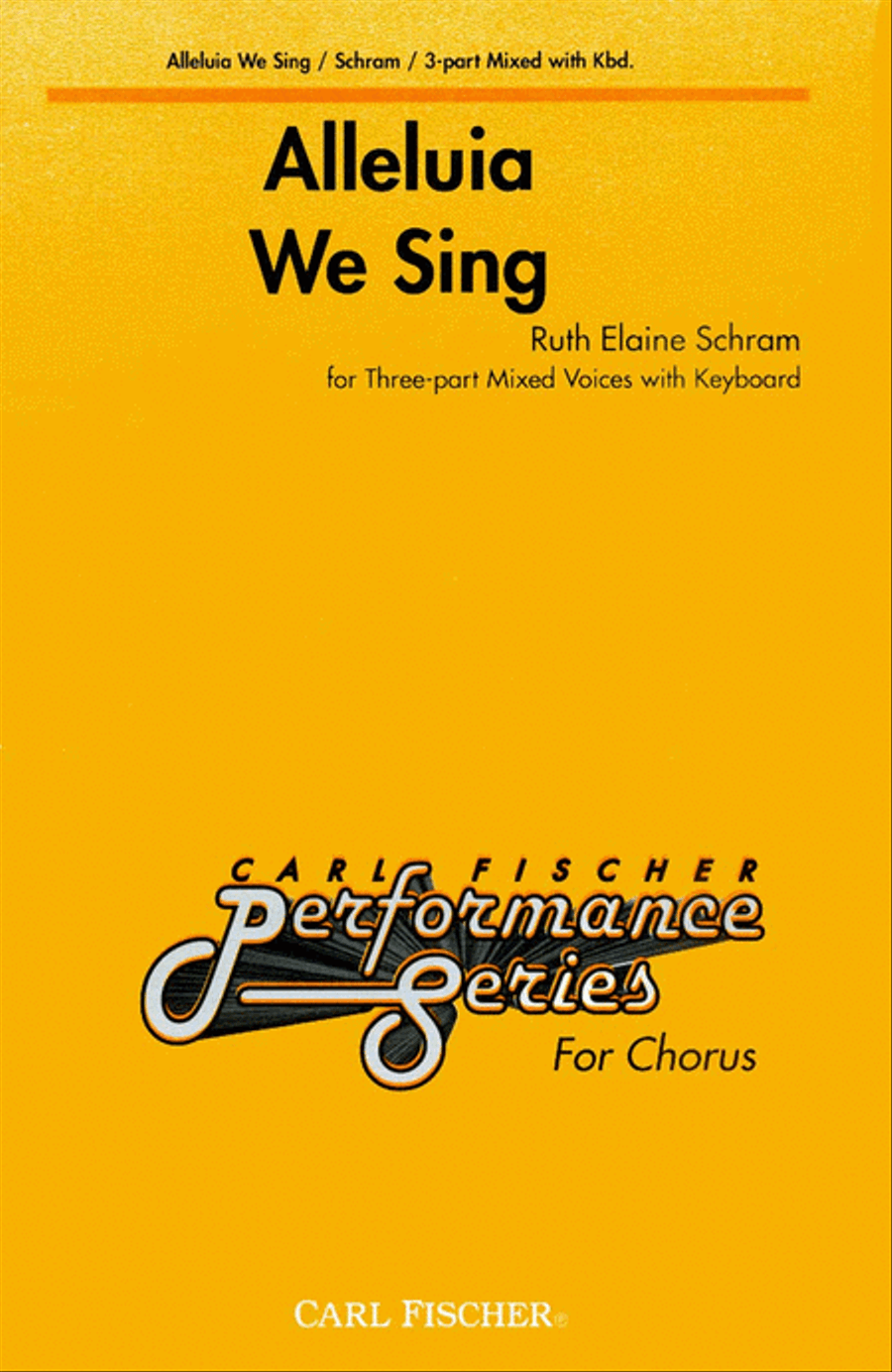 Alleluia We Sing Alleluia We Sing 3-Part scores gallery preview page 1