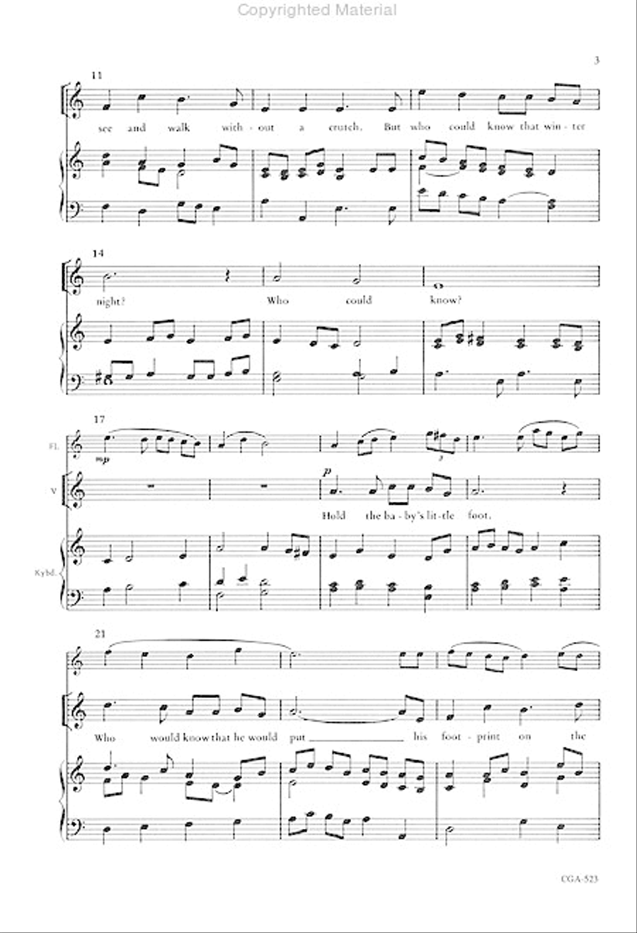 Christmas Wonder Christmas Wonder Unison Choir scores gallery preview page 3