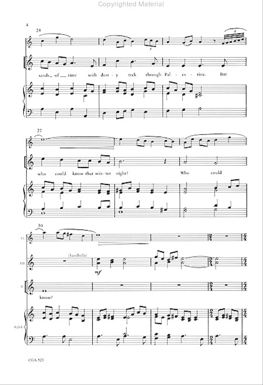 Christmas Wonder Christmas Wonder Unison Choir scores gallery preview page 4