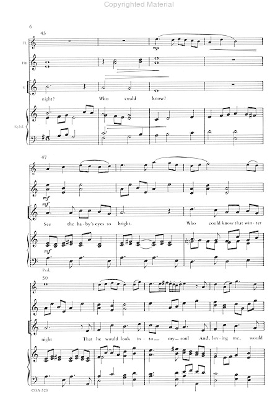 Christmas Wonder Christmas Wonder Unison Choir scores gallery preview page 6