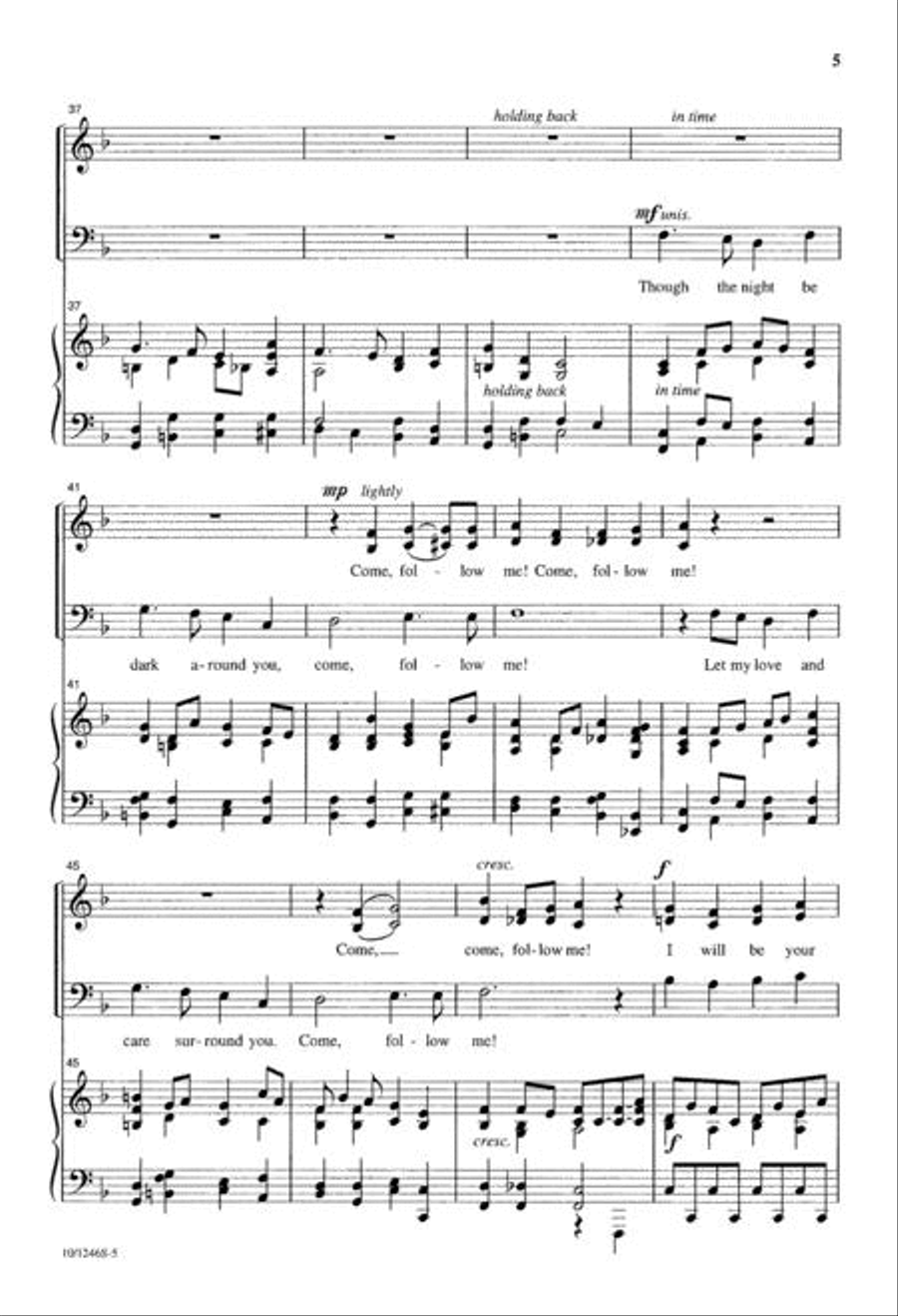 Come, Follow Me 4-Part scores gallery preview page 5