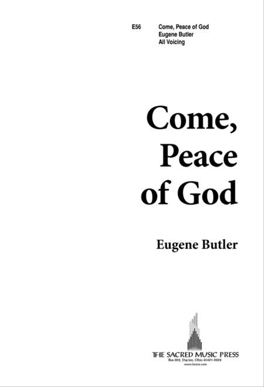 Come, Peace of God Divisi scores gallery preview page 1