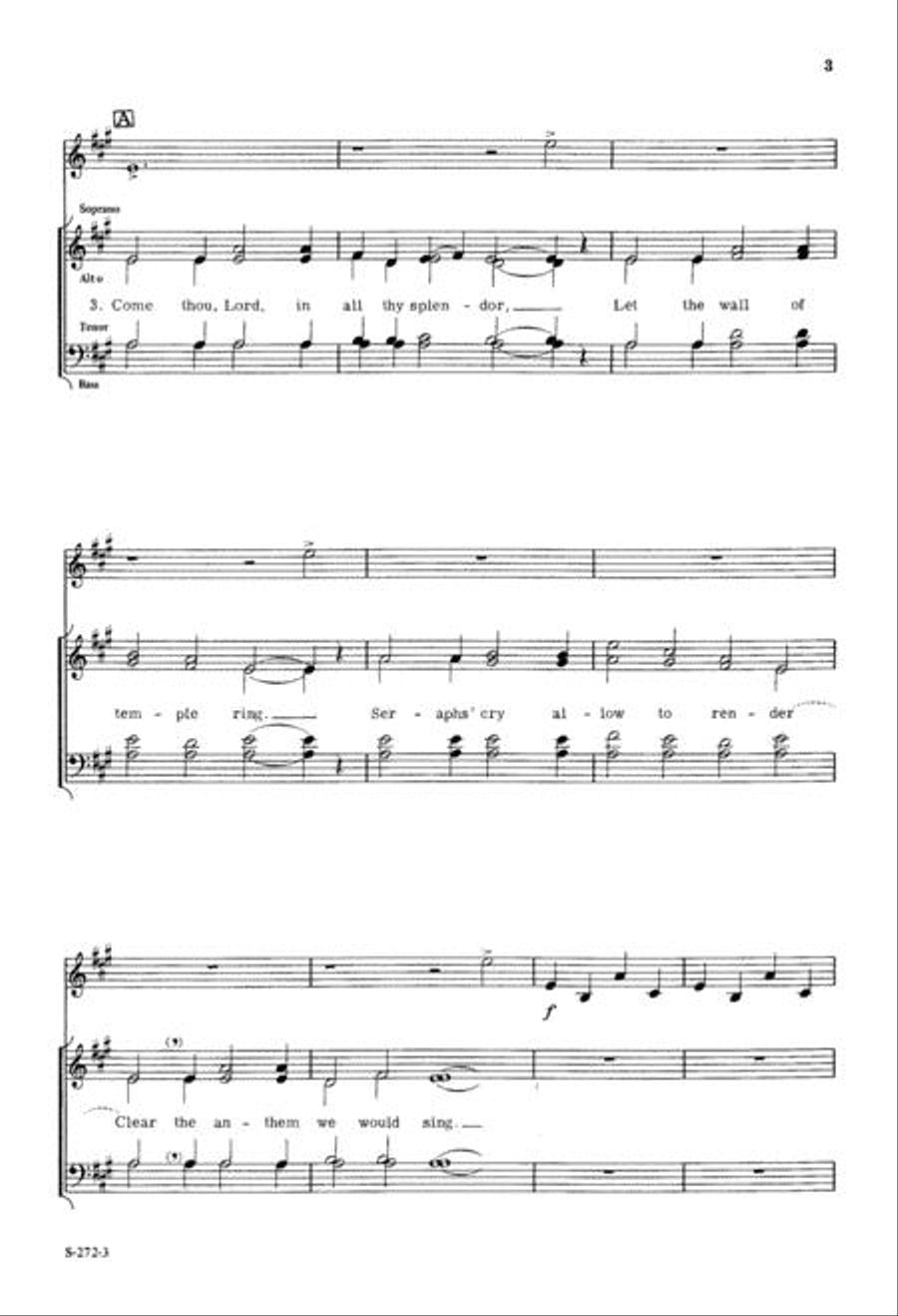 Come Thou, Lord, Creator Spirit 4-Part scores gallery preview page 3