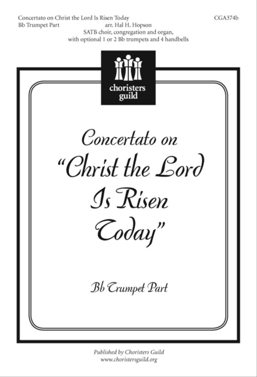 Concertato on Christ the Lord Is Risen Today - Brass Part Trumpet Duet scores gallery preview page 1