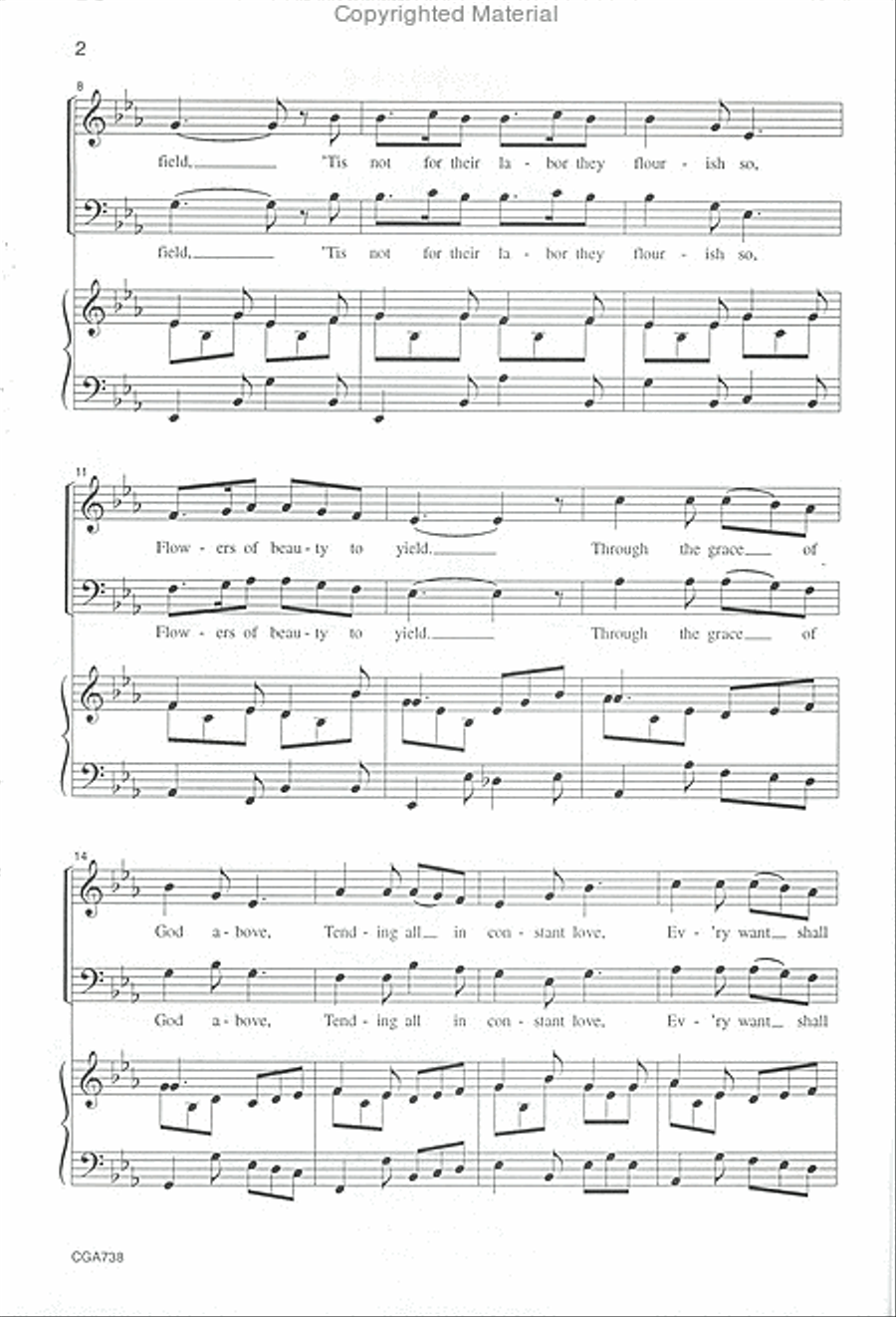 Consider the Lilies 2-Part scores gallery preview page 3