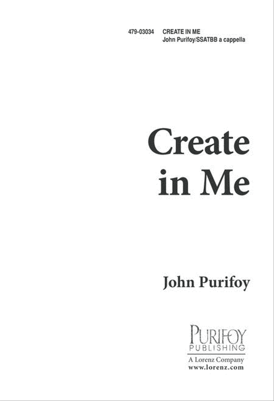 Create in Me A Cappella scores gallery preview page 1