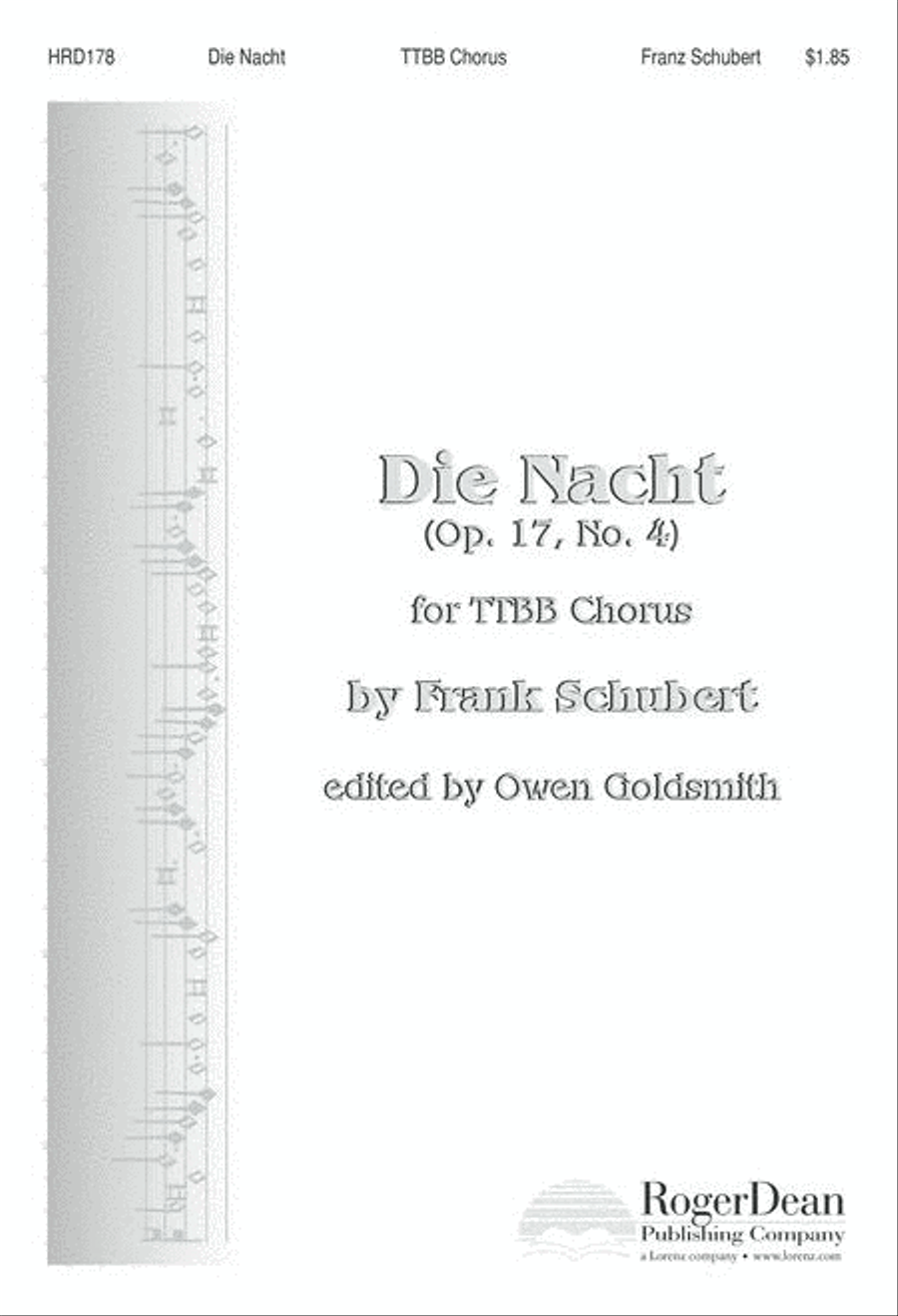 Die Nacht TTBB scores gallery preview page 1