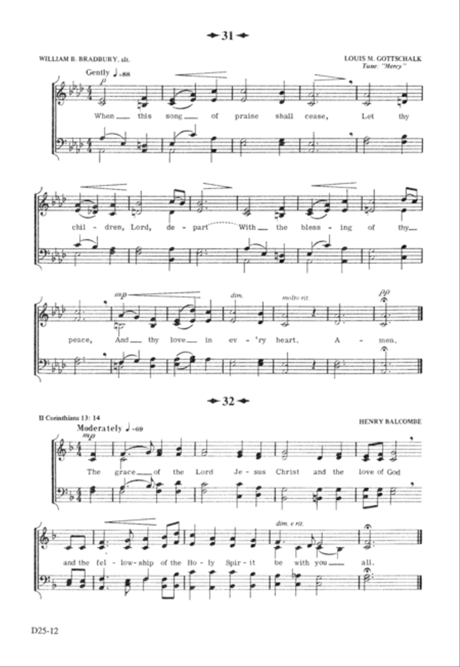 Entrances and Exits and Everything In Between 4-Part scores gallery preview page 13