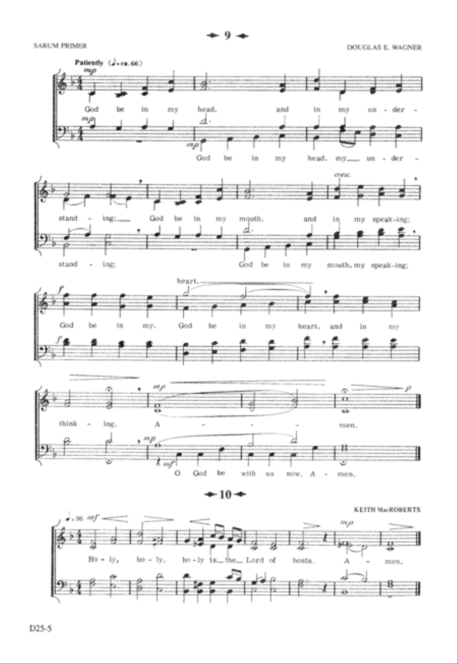 Entrances and Exits and Everything In Between 4-Part scores gallery preview page 6