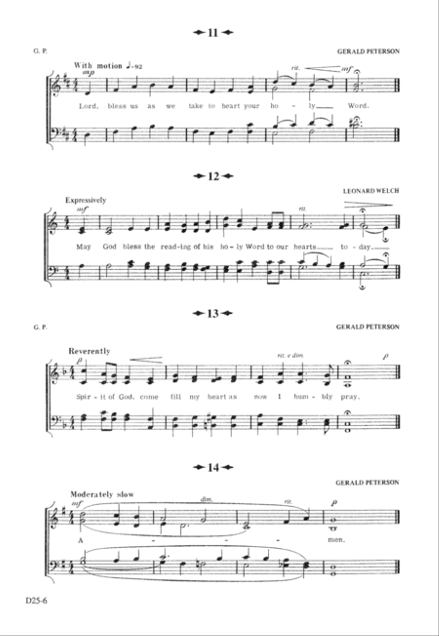 Entrances and Exits and Everything In Between 4-Part scores gallery preview page 7
