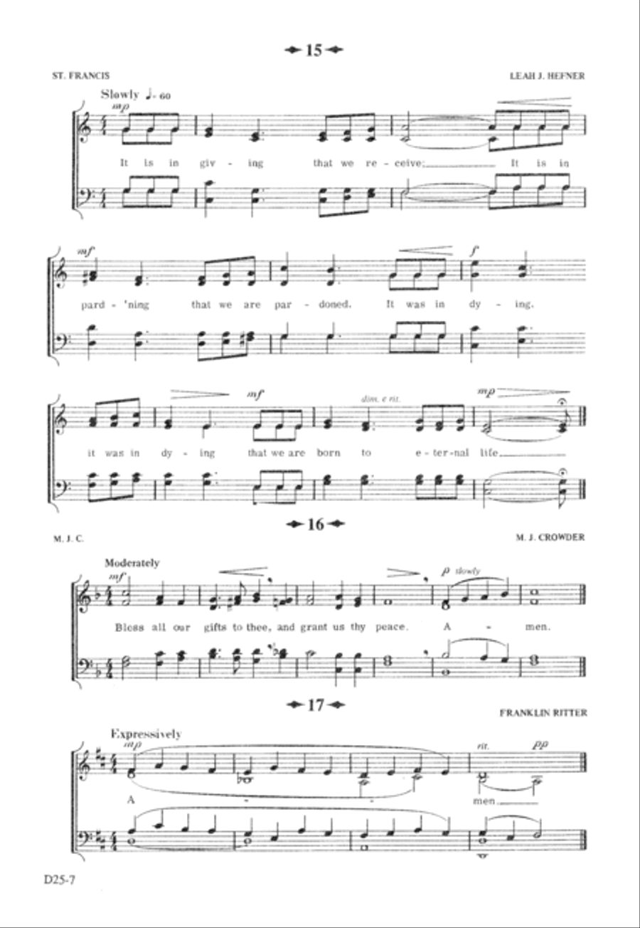 Entrances and Exits and Everything In Between 4-Part scores gallery preview page 8