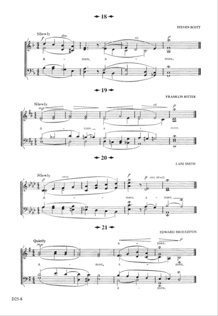 Entrances and Exits and Everything In Between 4-Part scores gallery preview page 9