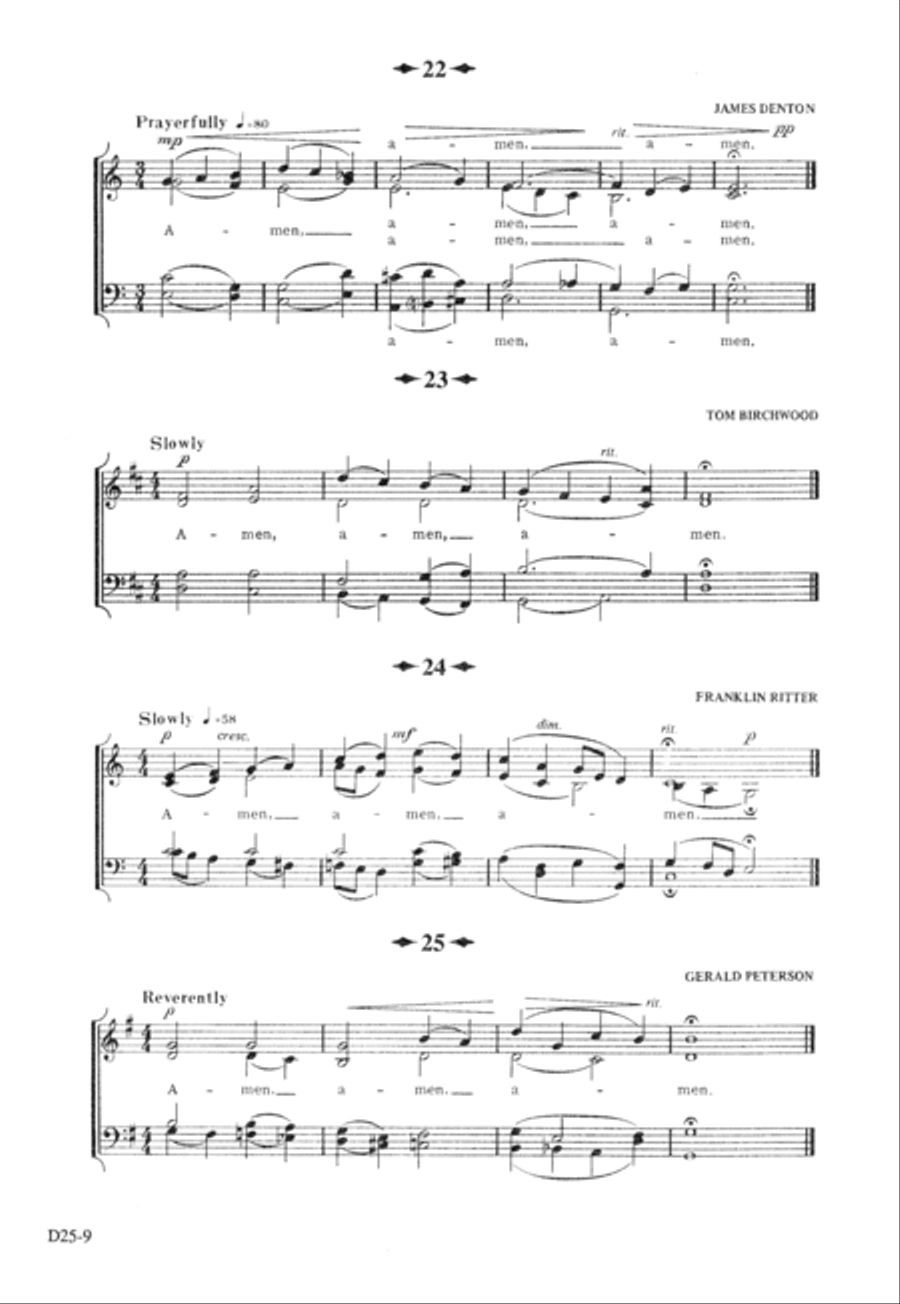 Entrances and Exits and Everything In Between 4-Part scores gallery preview page 10