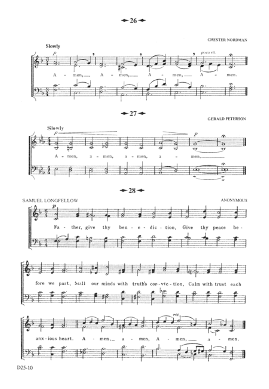 Entrances and Exits and Everything In Between 4-Part scores gallery preview page 11