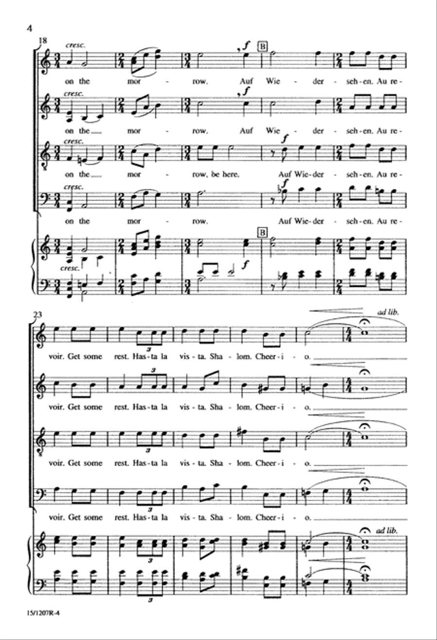 The Farewell Overture The Farewell Overture Divisi scores gallery preview page 5
