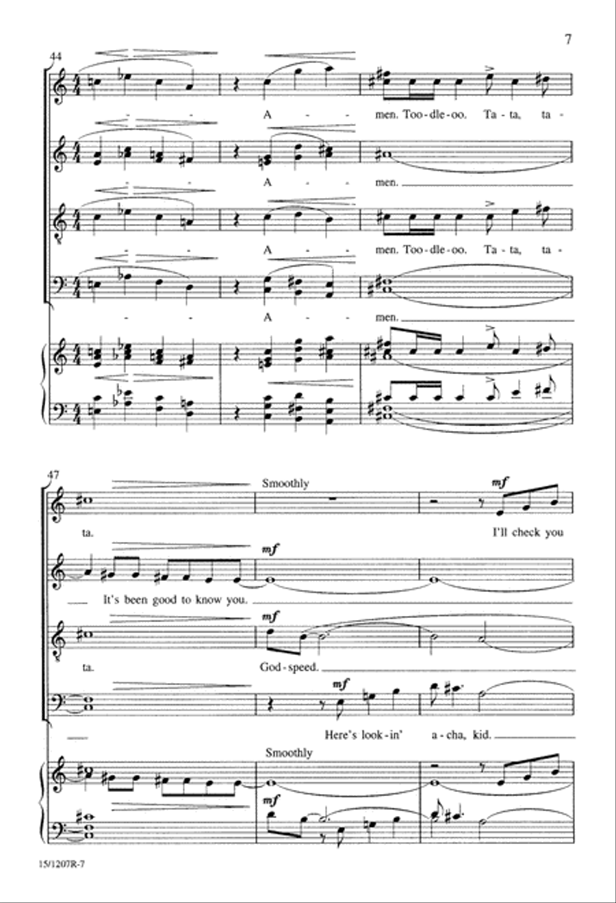 The Farewell Overture The Farewell Overture Divisi scores gallery preview page 8