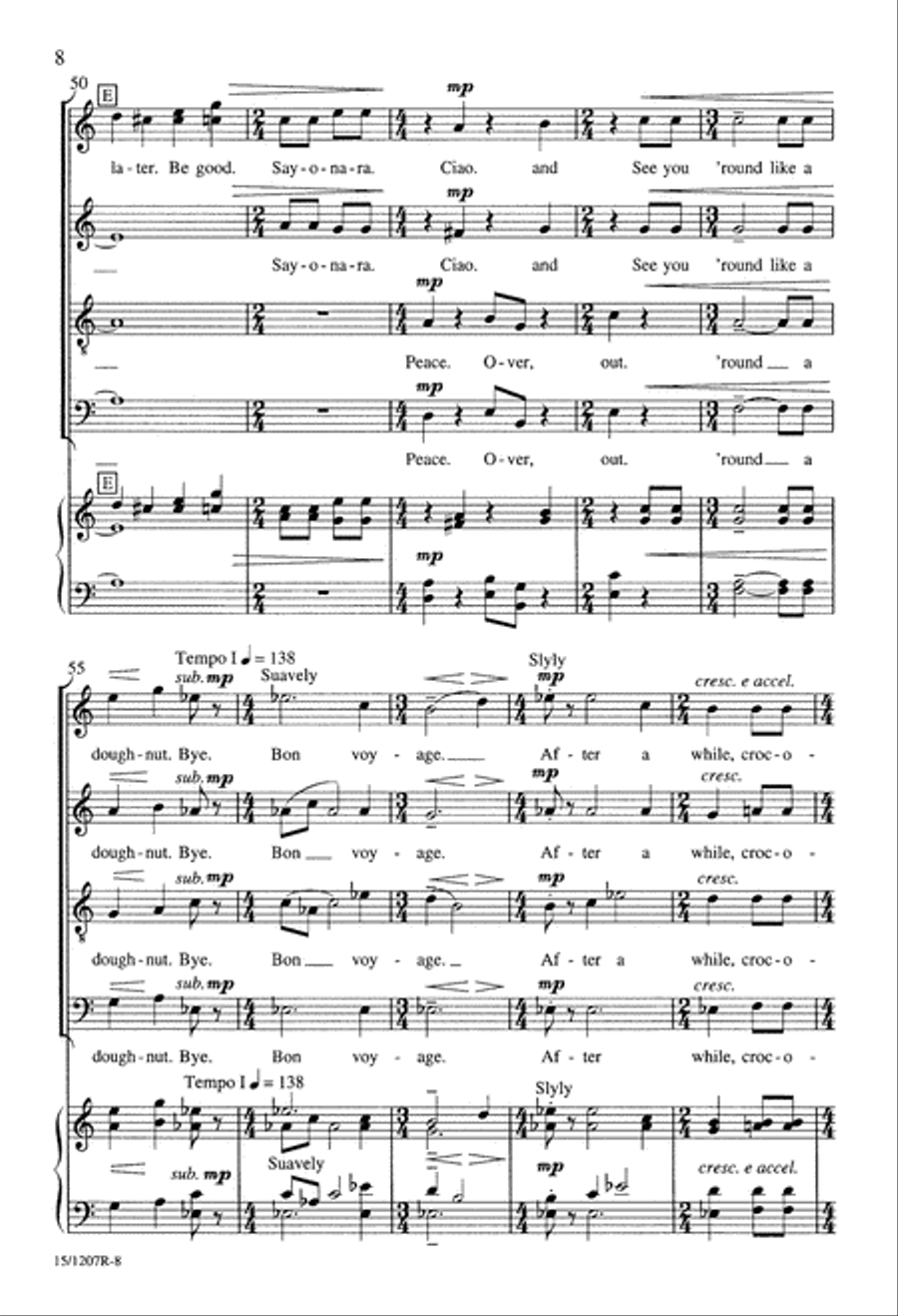 The Farewell Overture The Farewell Overture Divisi scores gallery preview page 9