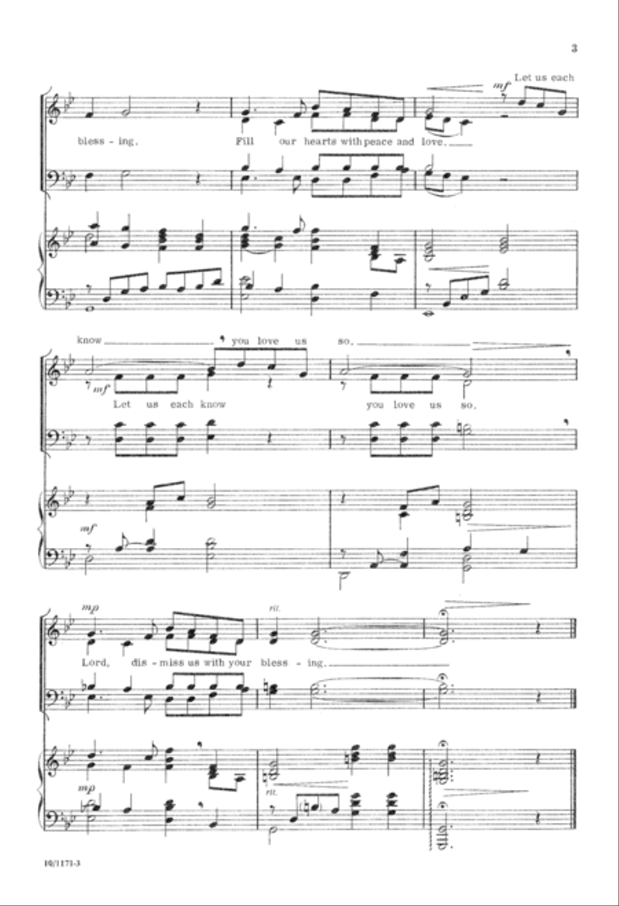 Five Choral Benedictions Choir scores gallery preview page 4