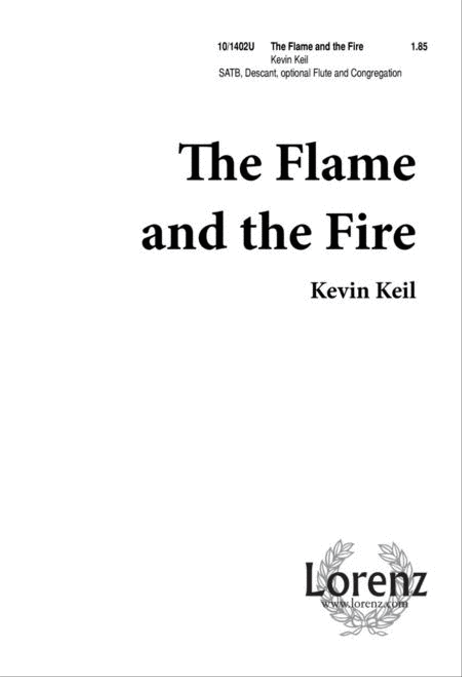 The Flame and the Fire 4-Part scores gallery preview page 1
