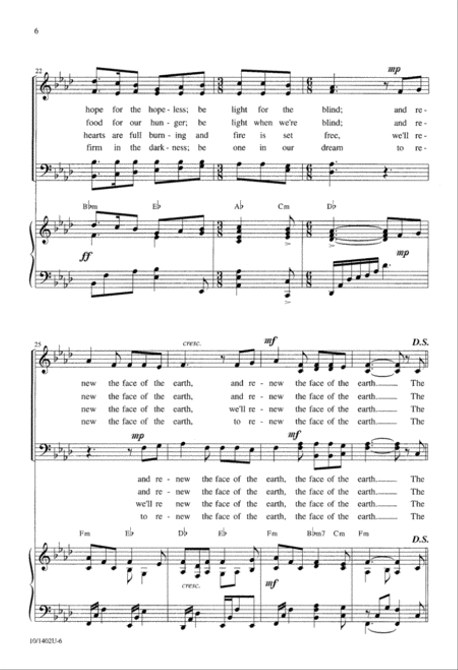 The Flame and the Fire 4-Part scores gallery preview page 7