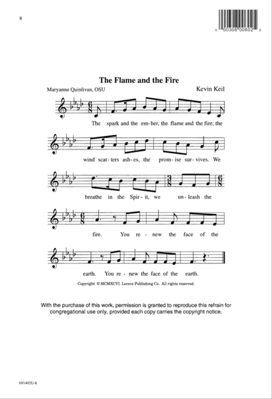 The Flame and the Fire 4-Part scores gallery preview page 9