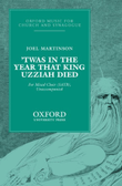 Twas in the year that King Uzziah died