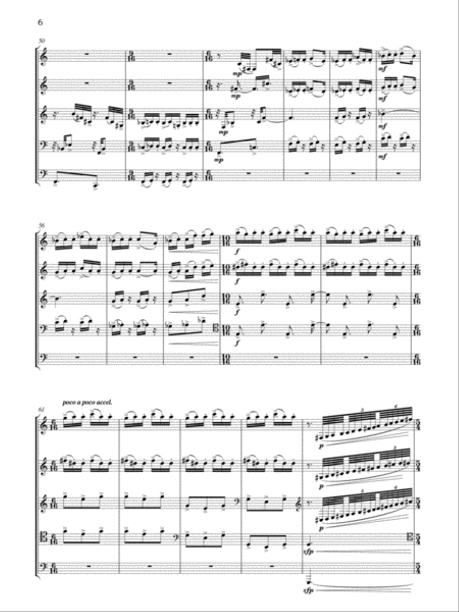 Five Maskers Brass Quintet scores gallery preview page 5
