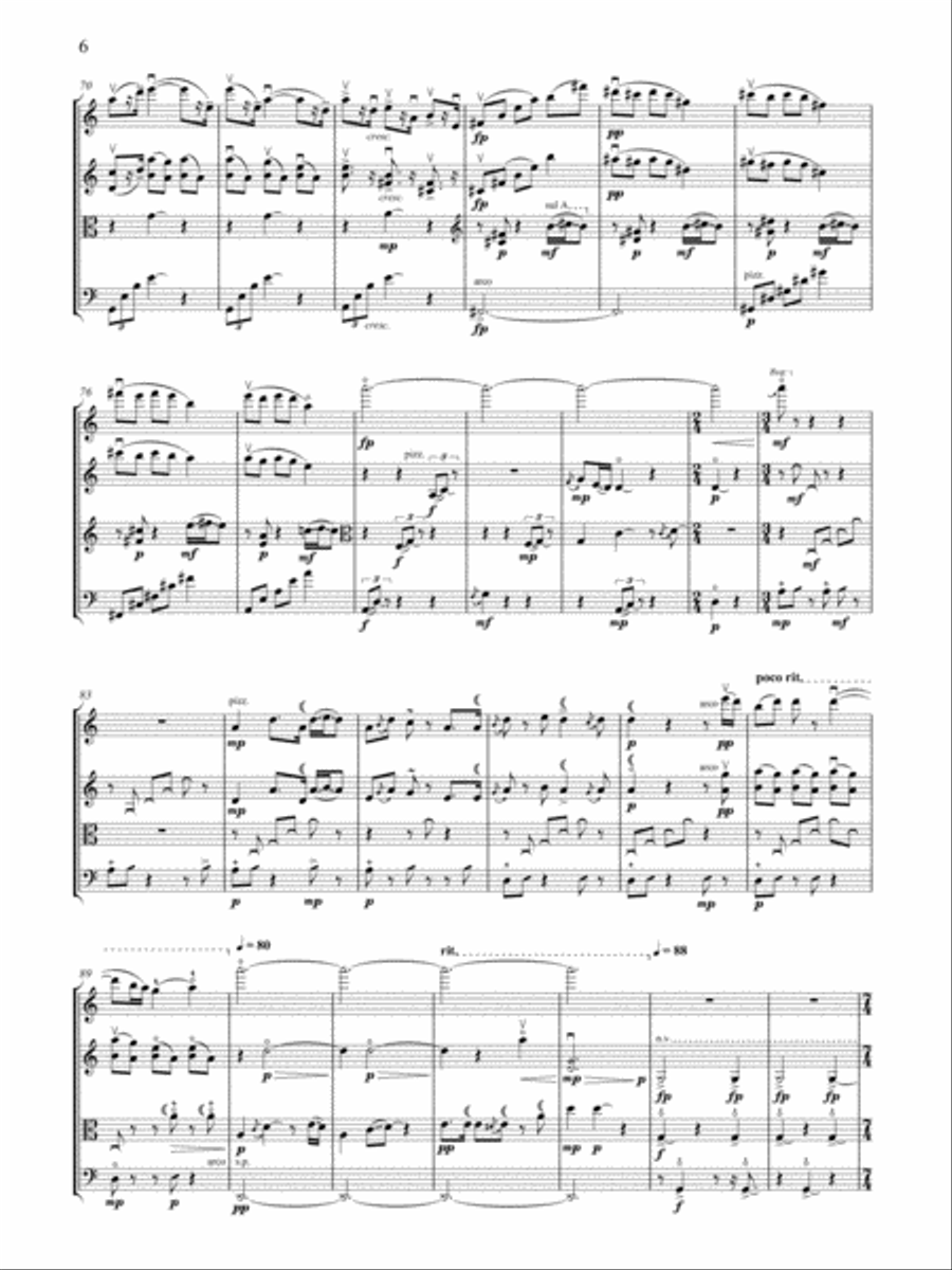 Song of the Ch'in String Quartet scores gallery preview page 5